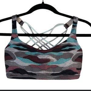 Lululemon Free to be multi camo sports bra